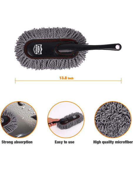 Juego de Limpiador de Autos RIDE KINGS con Mango Extensible