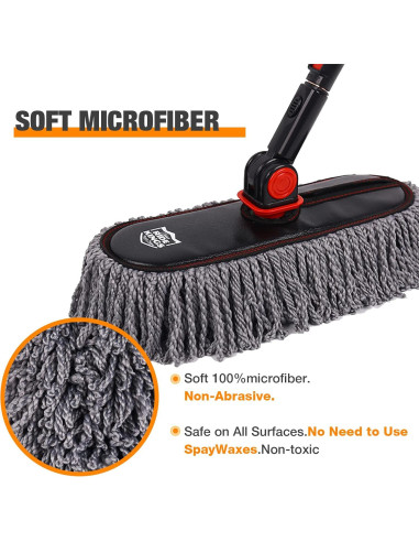 Juego de Limpiador de Autos RIDE KINGS con Mango Extensible