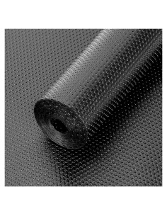 Forro de Estante Impermeable MooiFun 30.48x609.6 cm Negro