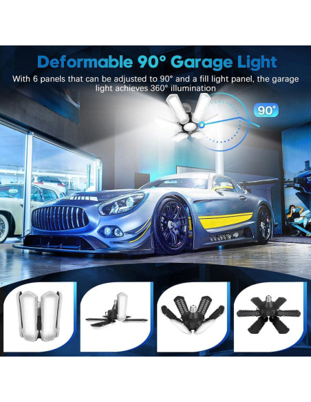 Luz de Techo LED Tanbaby 150W Deformable 15000LM E26/E27