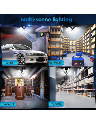 Luz de Techo LED Tanbaby 150W Deformable 15000LM E26/E27