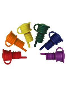 Aerador de Vino 5-en-1 Haley's Corker - Paquete de 6