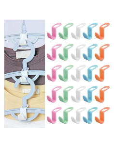 Ganchos Extensores Ahorra Espacio SLMT 50PCS para Perchas