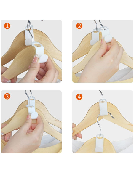 Ganchos Extensores Ahorra Espacio SLMT 50PCS para Perchas