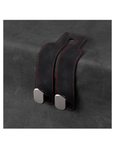 Gancho de Reposacabezas DECOAIRCON para Bolsos y Mochilas - Negro