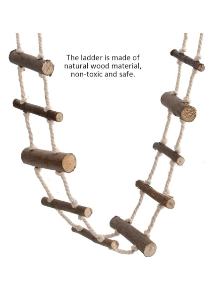 Escalera de Madera para Mascotas KooingTech 100cm Ajustable