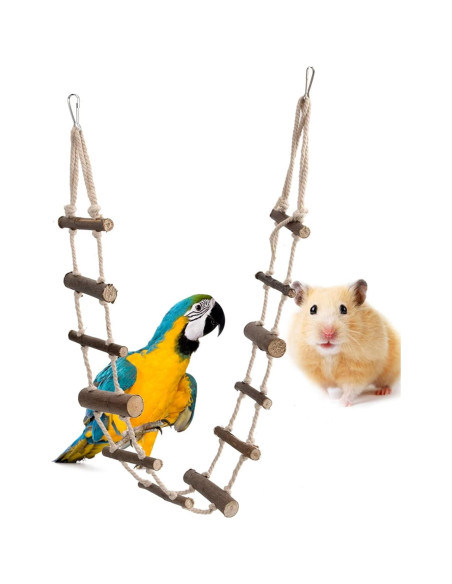 Escalera de Madera para Mascotas KooingTech 100cm Ajustable