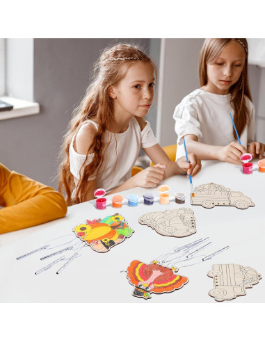 Kit de Manualidades Campanas de Viento Silipull Otoño 24 Piezas