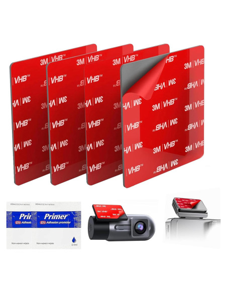 4 Almohadillas Adhesivas 3M VHB 7.2x7.2cm para Coche
