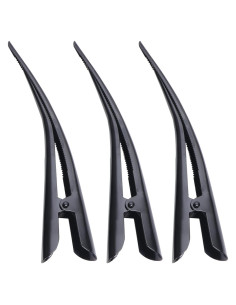 Clips de Pelo Antideslizantes Uonlytech - 3 Piezas Metal 13cm