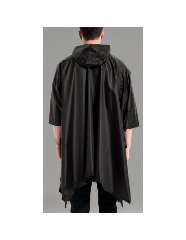 Poncho de Lluvia Impermeable Unisex con Capucha y Bolsillo
