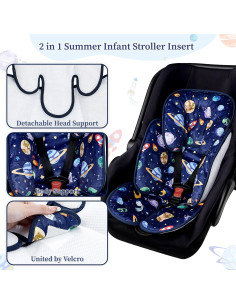 Soporte de Cabeza y Cuerpo Pea Pod para Asiento de Auto Bebé 2