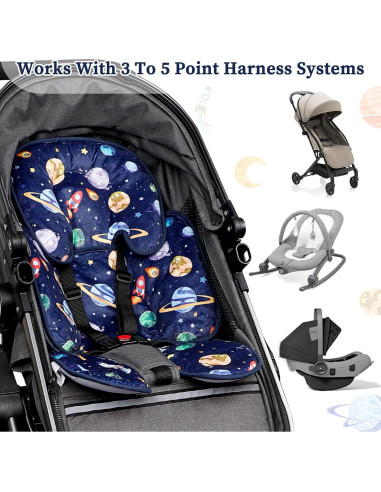 Soporte de Cabeza y Cuerpo Pea Pod para Asiento de Auto Bebé