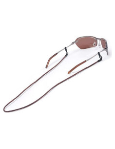 Retenedor de Gafas de Cuero Trenzado Chums - Negro