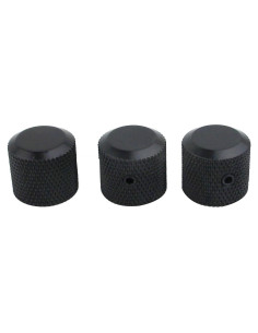 Perillas de Control de Potenciómetro Guyker 3 Pcs Latón 6mm Negro