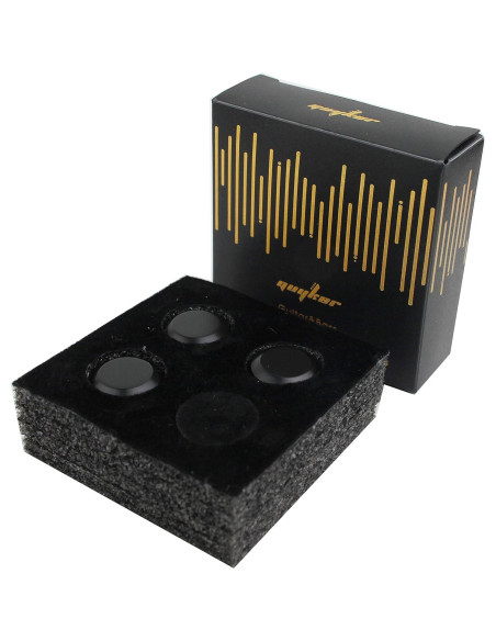 Perillas de Control de Potenciómetro Guyker 3 Pcs Latón 6mm Negro