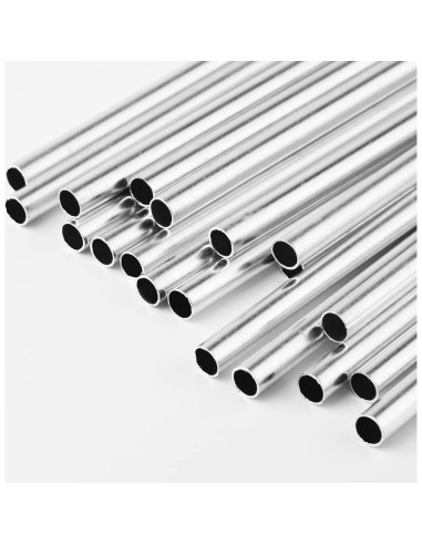 90 Tubos de Campana de Viento Sansheng para Jardín - Plata