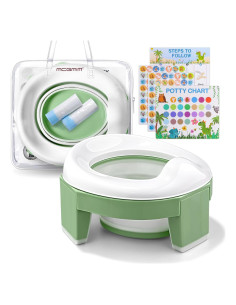 Inodoro Portátil MCGMITT Verde para Niños - Entrenamiento Fácil