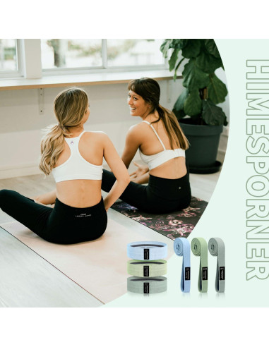 Conjunto de Bandas de Resistencia HIMESPORNER 3 Niveles Antideslizantes