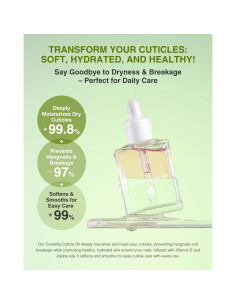 Aceite de Uñas y Cutículas EJW Camelia 14.79 ml - Hidratante Vegano 2