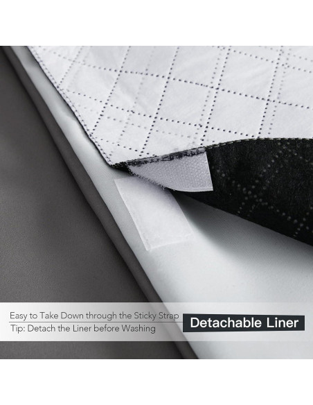 Cortinas Aislantes de Sonido RYB HOME 100% Opacas 2 Pcs Beige