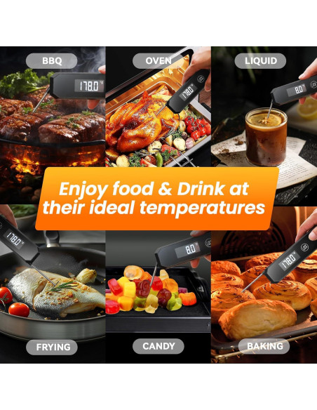 Termómetro Digital de Carne XBelmber - Lectura Instantánea 0.5s