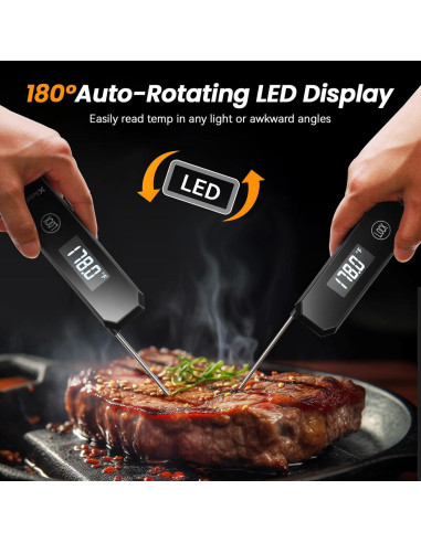 Termómetro Digital de Carne XBelmber - Lectura Instantánea 0.5s