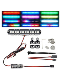 Barra de Luz LED Elechawk 100mm para RC Coche Traxxas Tamiya
