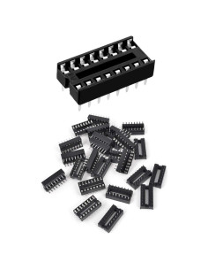 50 Zócalos DIP IC 16 Pines DAOKI Tipo Soldadura 2.54mm