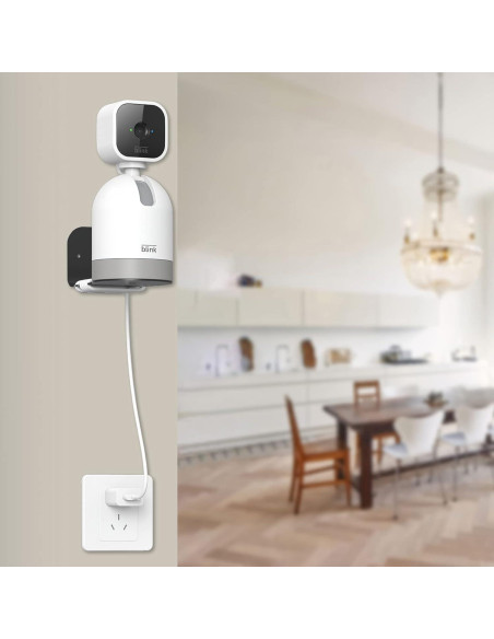 Soporte de Pared PUUUCI para Cámara Blink Mini Pan-Tilt Negro