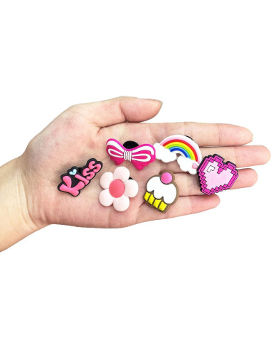 35 Piezas de Charms de Zapatos PVC Aleatorios para Niños