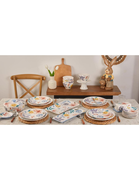 Calentador de Tortillas Cerámico Bico Sinfonía Flores 22.6 cm