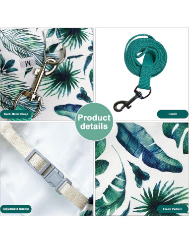 Arnés y Correa Ajustable WEWAYKGJ para Conejos Tamaño M