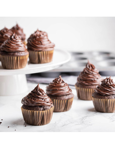 500 Forros de Papel para Cupcakes Mini Parmedu Naturales