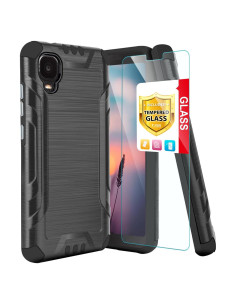 Funda TJS para Alcatel TCL A3 A509DL y TCL A30 con Protector