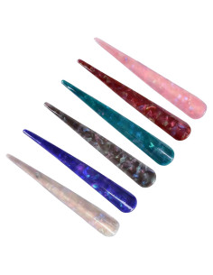 Pinzas para el cabello DXYAKY 14 cm antideslizantes 6 piezas