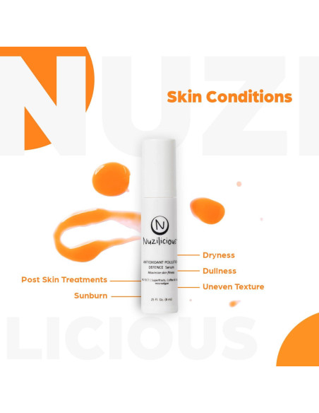 Suero Avanzado de Defensa de Piel Nuzilicious 7.09 ml Vegano