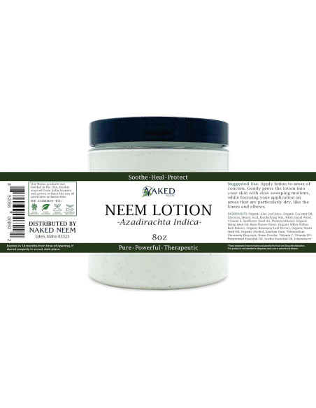 Loción para Manos y Cuerpo Zatural Neem 226.8g - Calma y Protege