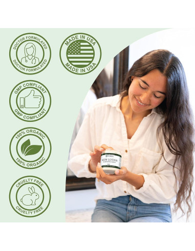 Loción para Manos y Cuerpo Zatural Neem 226.8g - Calma y Protege