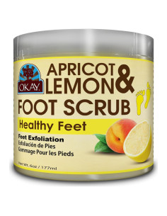 Exfoliante para Pies OKAY Albaricoque y Limón 177ml