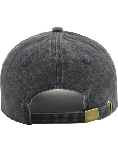 Gorra de Fútbol Ajustable Algodón Bordada Unisex