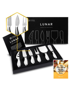 Conjunto de cuchillos de queso ICOSA Living LUNAR 6 piezas