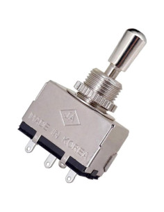 Interruptor de Palanca 3 Vías JD.Moon para Guitarra Les Paul Cromo