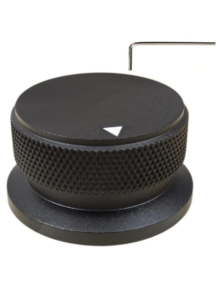 Perilla de Control de Potenciómetro Szliyands 34x20mm Aluminio Negro