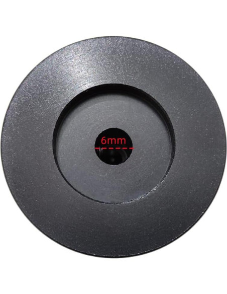 Perilla de Control de Potenciómetro Szliyands 34x20mm Aluminio Negro