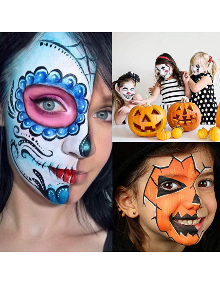 Pintura Facial y Corporal UCANBE 15 Colores Aceite Hipoalergénica