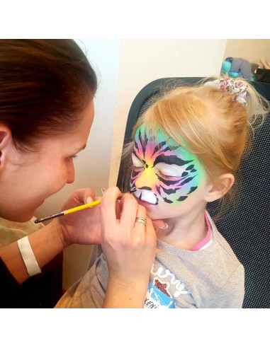 Pintura Facial y Corporal UCANBE 15 Colores Aceite Hipoalergénica