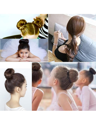 4 Accesorios para Cabello Donut FORESRUM - Hacedor de Moño