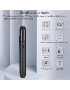 Afeitadora Eléctrica de Lámina LinMei para Hombres Inalámbrica 2