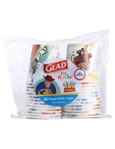 Vasos de Papel Desechables Glad Toy Story 24 Unidades 89.79 ML